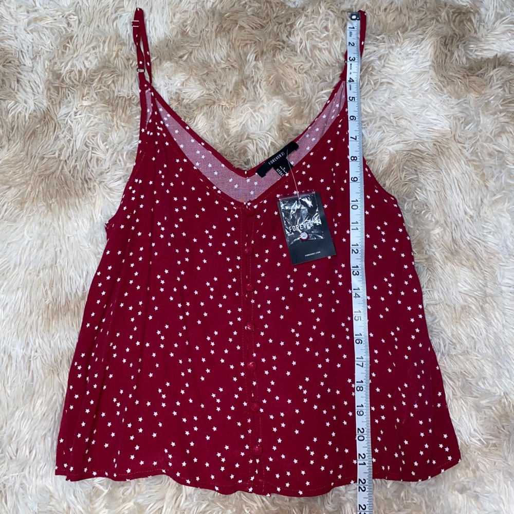 New Forever 21 Stars Women Cami Top Size Small